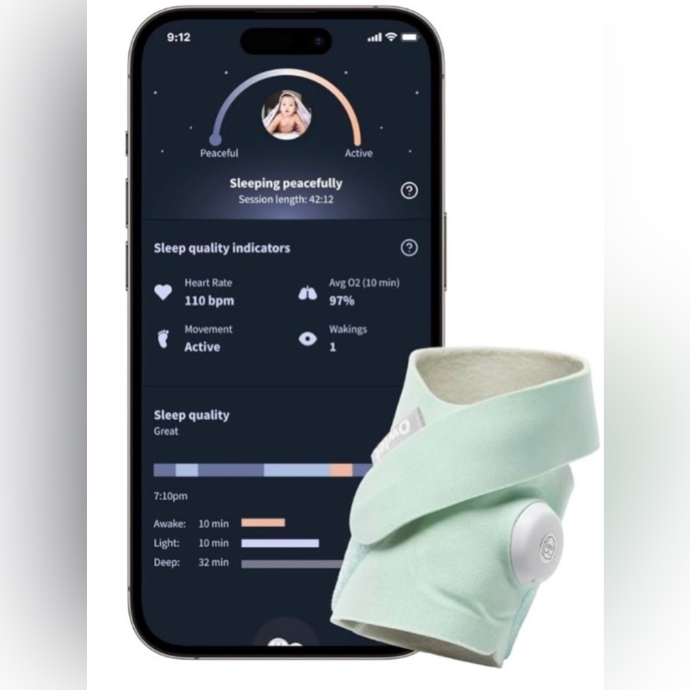 Owlet dream sock